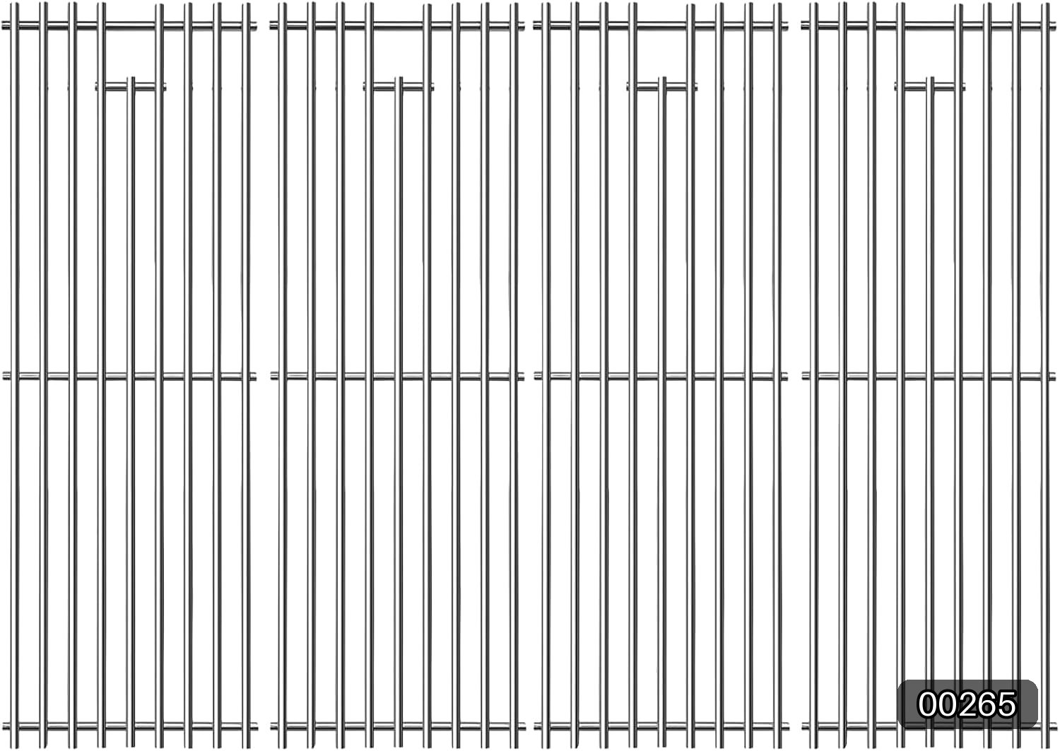 19-3/4" Stainless Steel 4 Cooking Grates Replacement Parts for #R09