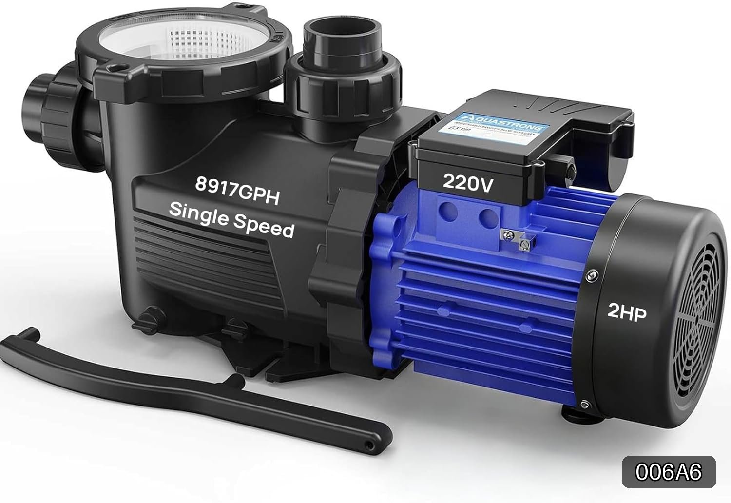 2 HP Single-Speed In-Ground and Above-Ground Pool Pump, 220V #R040